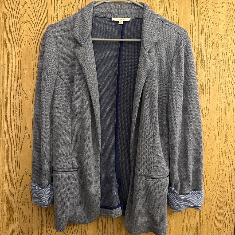 Skies are Blue Stitch Fix Knit Blazer M